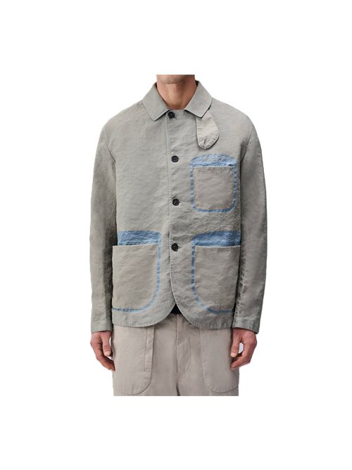 Button Blazer Jacquard con doppia tintura in capo Massimo Osti Massimo Osti Studio | MBZ200A110685G904 DOVE